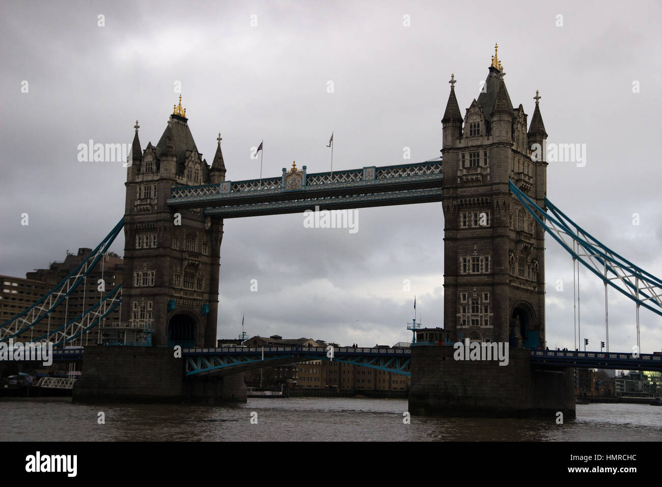 Tower of London Bridge. Foto de stock