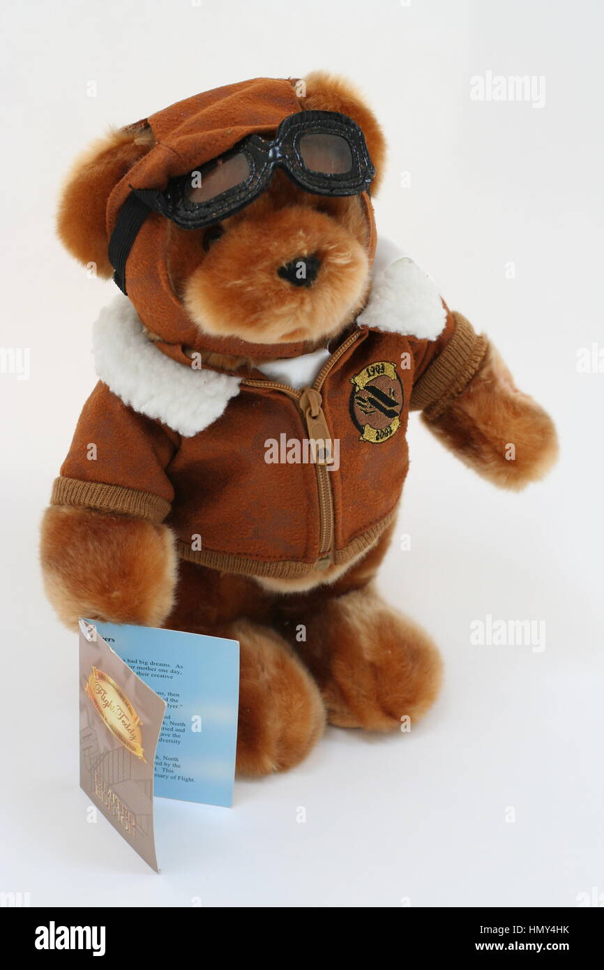 Fly Me to the Moon Teddy bear, construir un oso, aviador osito de peluche musical, volando concepto kids niños memorabilia, keepsake Frank Sinatra Fotografía de stock - Alamy