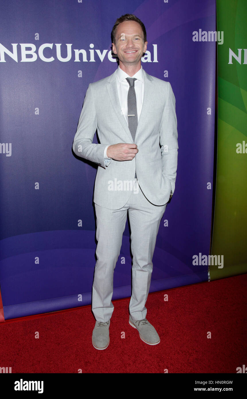 Neil Patrick Harris en la prensa NBCUniversal Tour en el 2015 TCAs el 13 de agosto de 2015 en Beverly Hills, California. Foto por Francis Specker Foto de stock