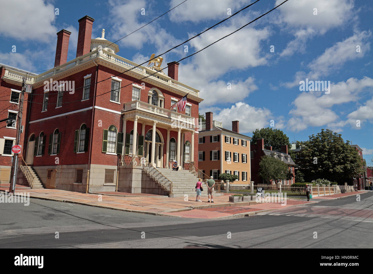 Custom House en Salem Maritime National Historic Site, Salem, Massachusetts, Estados Unidos. Foto de stock