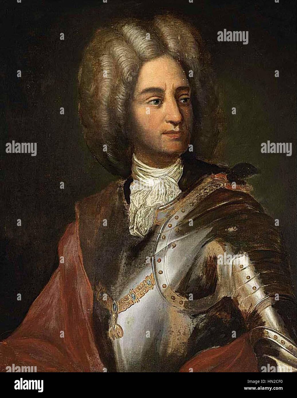 Maximiliano II Emanuel, príncipe elector de Baviera Foto de stock