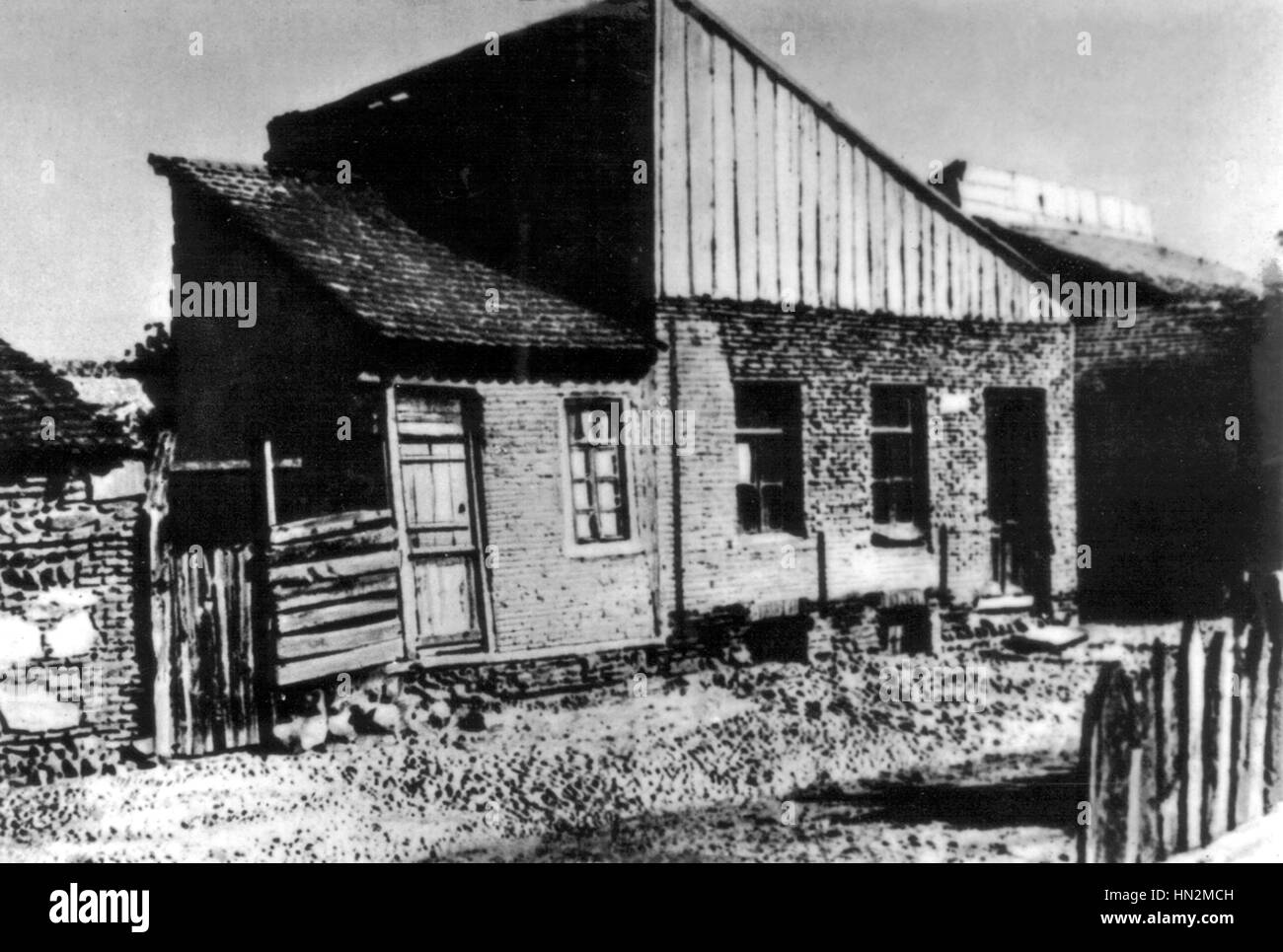 La casa natal de Stalin en Gori siglo XIX Rusia Foto de stock