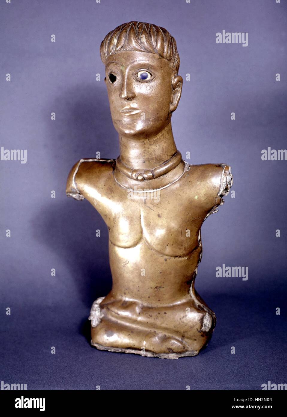Arte galo, Dios de Bouray, encontrado cerca de La Ferte Alais Siglo III A.C. de Saint-Germain, el Musee des Antiquites Nationales Foto de stock