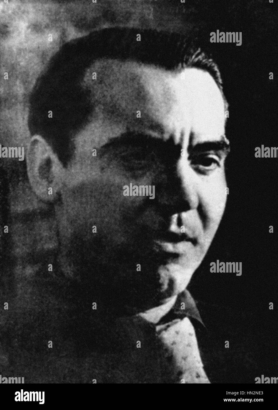 Última fotografía de Federico García Lorca 1936 España Foto de stock