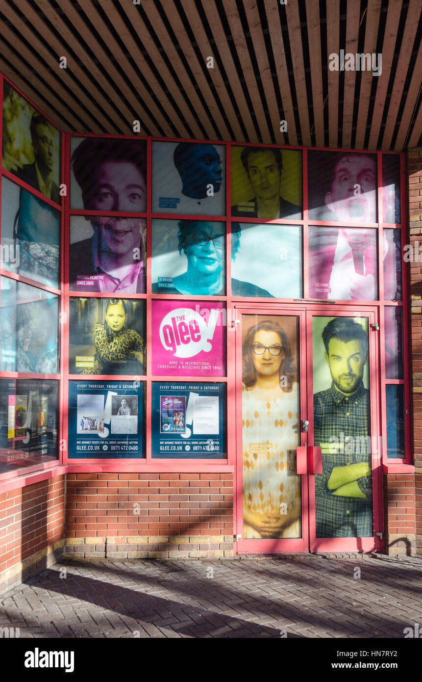 El Glee Club Comedy Club y sala de música en el Arcadian, Hurst Street, Birmingham Foto de stock