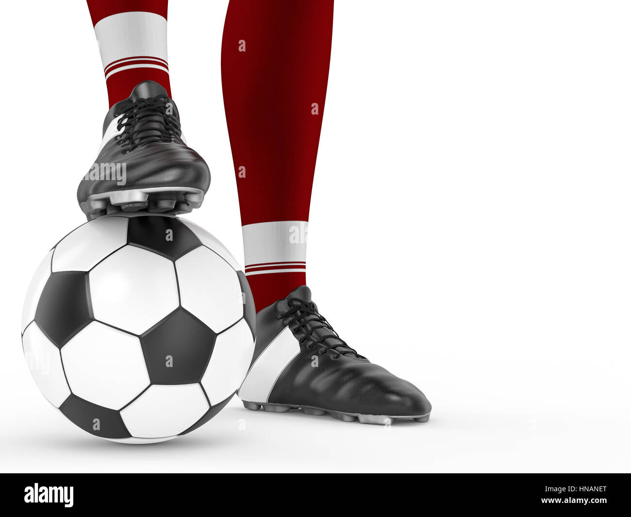 Botines De Fútbol Rojo Botas Fotos e Imágenes de stock - Alamy