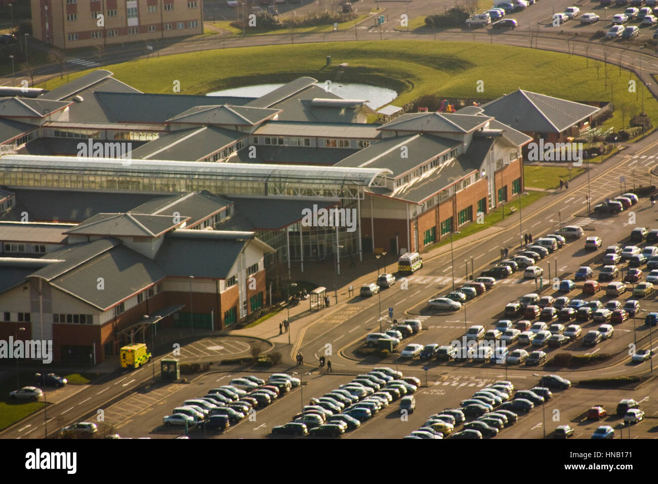 Neath Port Talbot Hospital Foto de stock