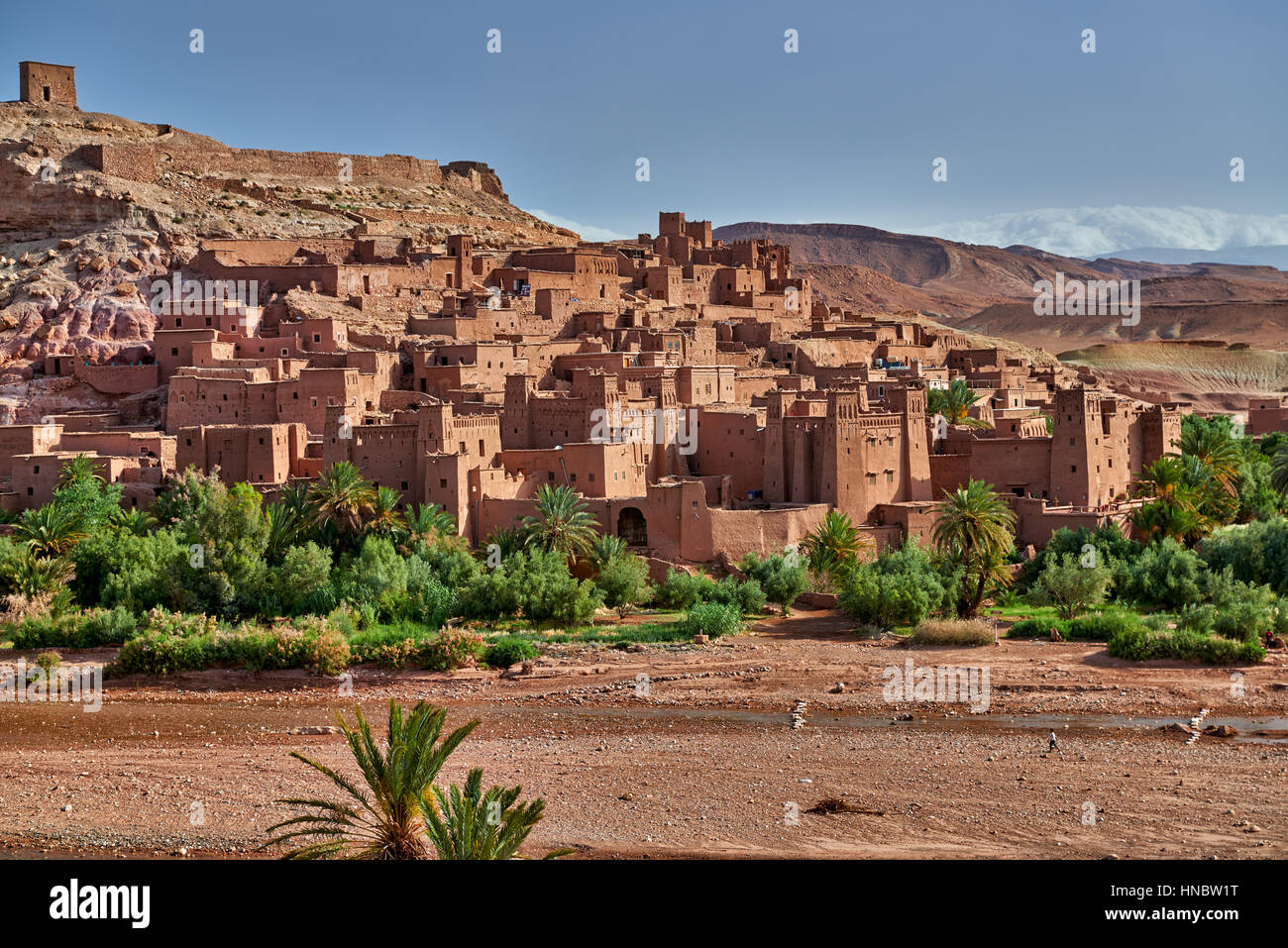 El Ksar Aït Benhaddou, a menudo utilizada como plató de Marruecos, al norte AfricaAfrica Foto de stock