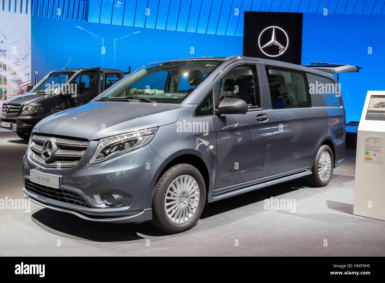 HANNOVER ALEMANIA Sep 21 2016 Nuevo 2017 Mercedes Benz Vito