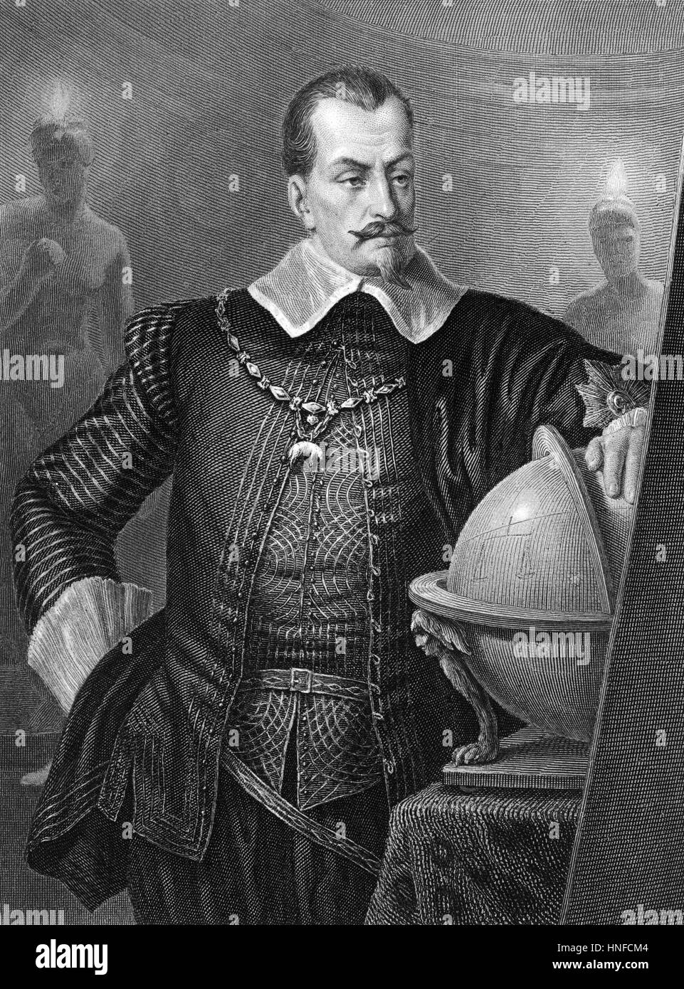 ALBRECHT VON WALLENSTEIN (1583-1634), comandante del ejército de Bohemia y político Foto de stock