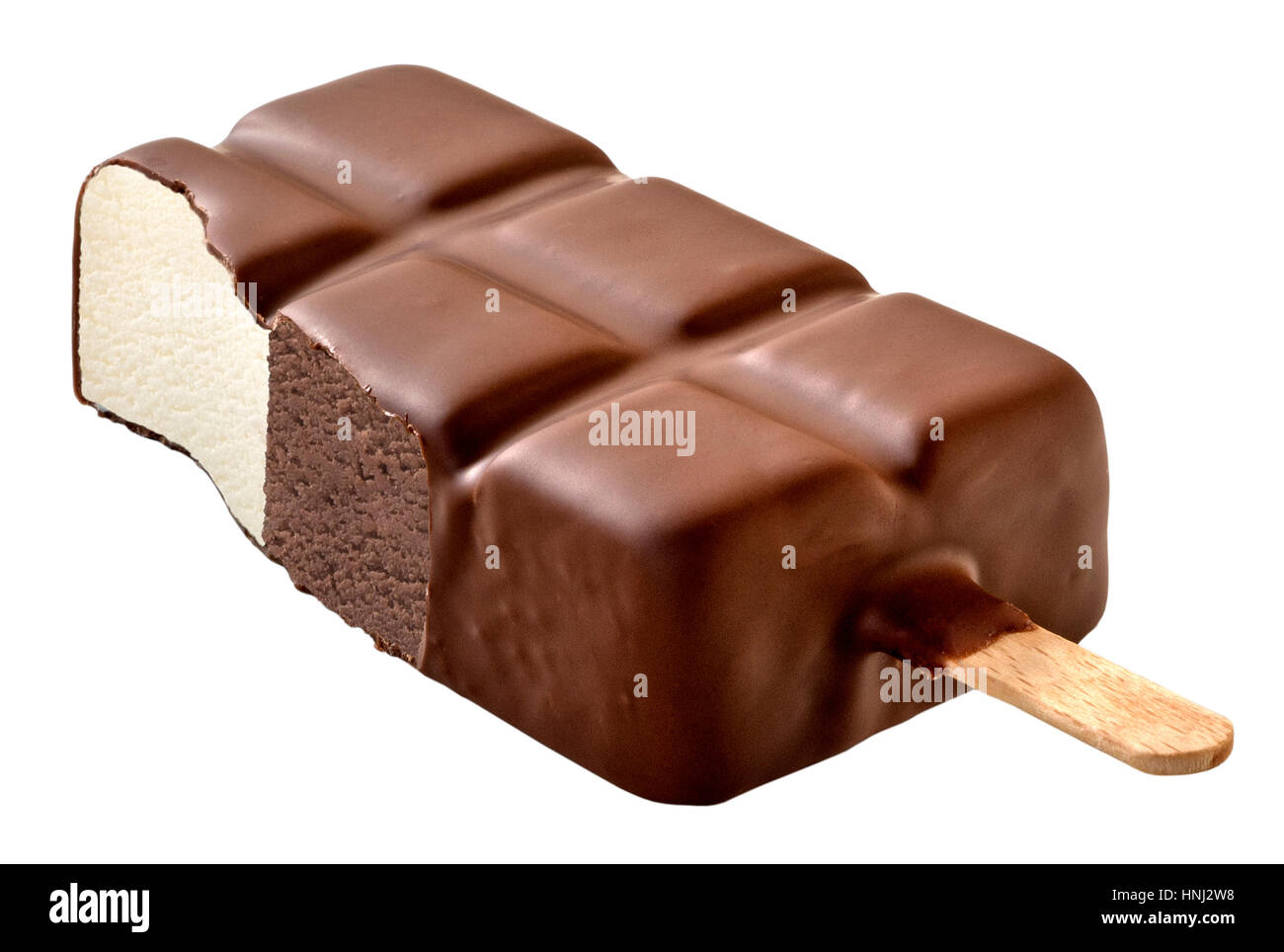 Helado de chocolate Foto de stock
