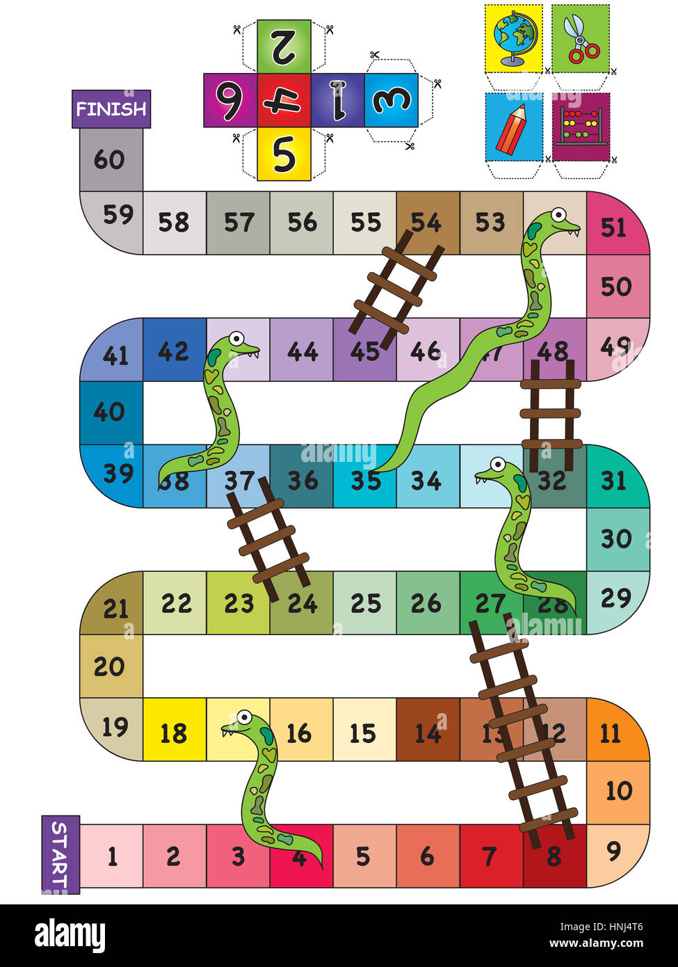 Serpiente y escalera fotografías e imágenes de alta resolución - Alamy