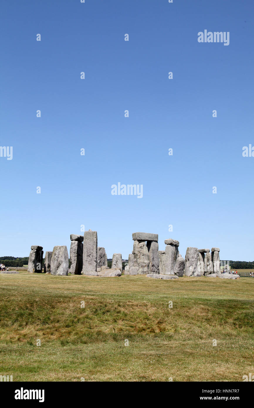 Misterio prehistórico de Stonehenge, Inglaterra Foto de stock