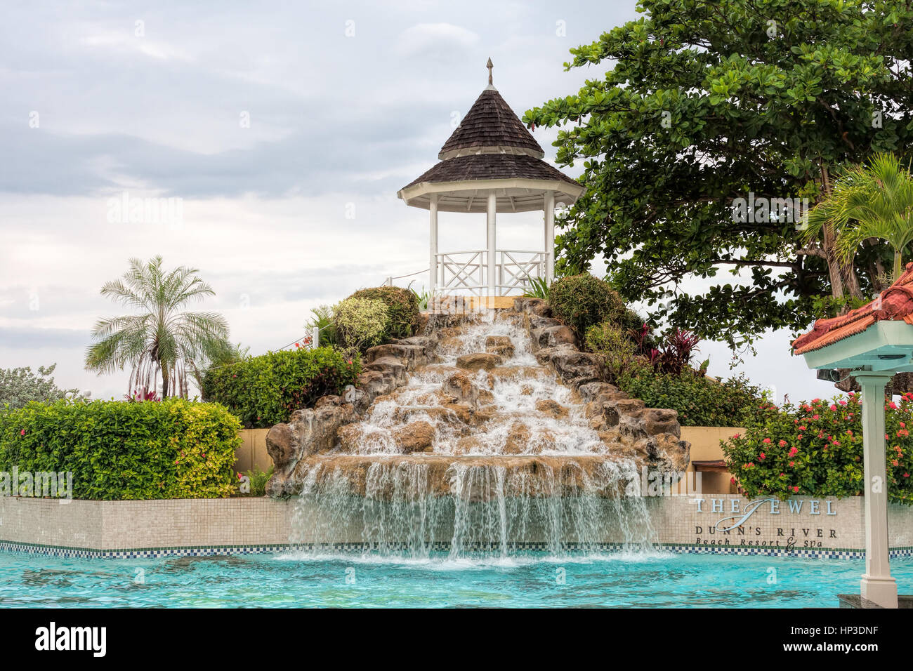 El Jewel Dunn's River Beach Resort and Spa en Jamaica Foto de stock