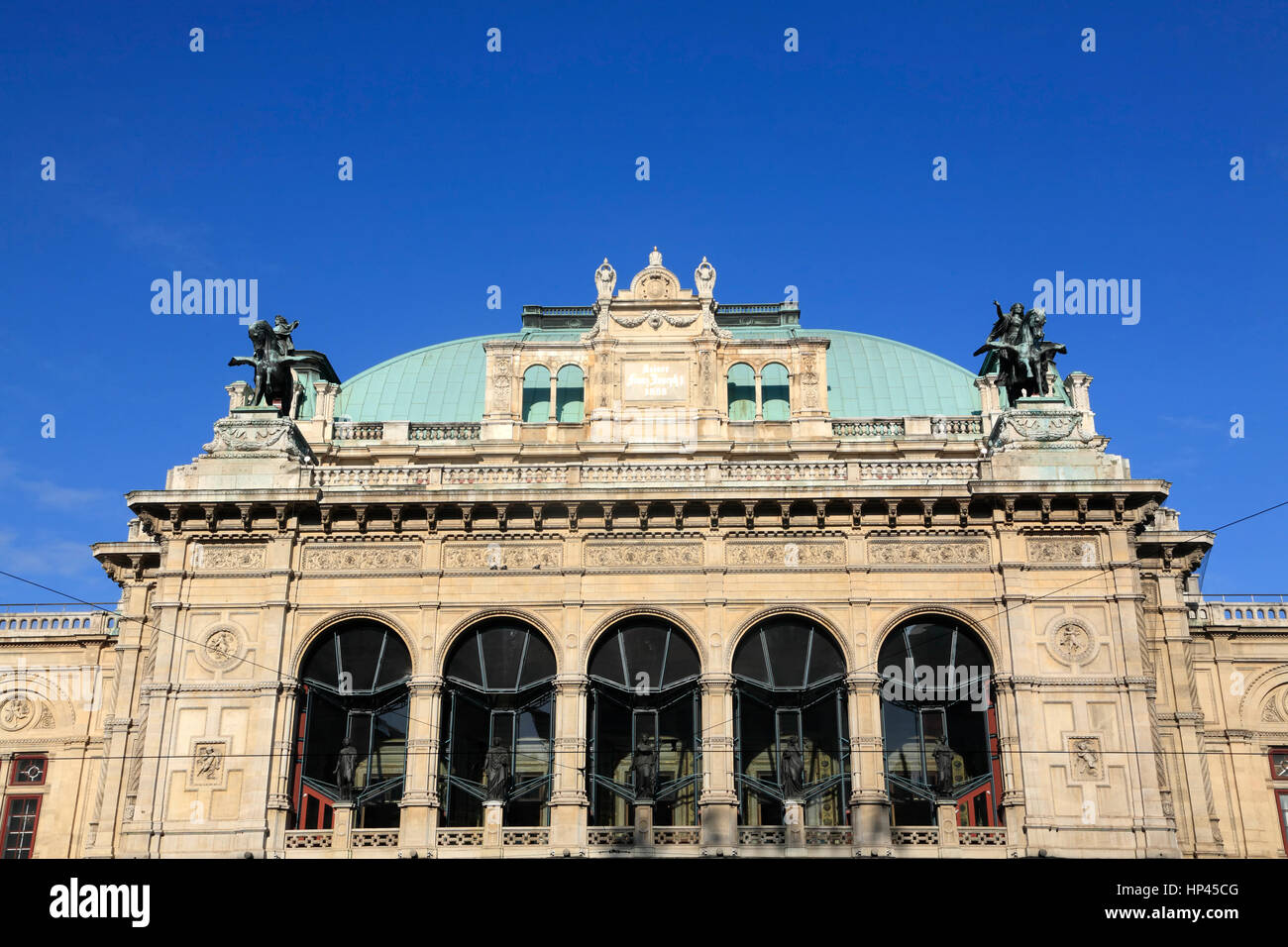 La ópera de Viena, Austria, Europa Foto de stock