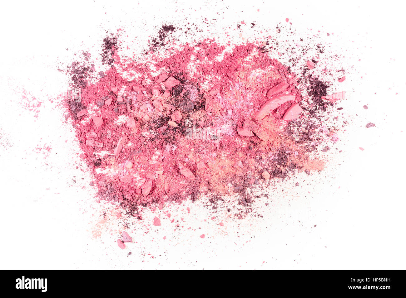Textura de fondo abstracto con vibrantes rosa polvo de maquillaje, tomada  desde arriba Fotografía de stock - Alamy