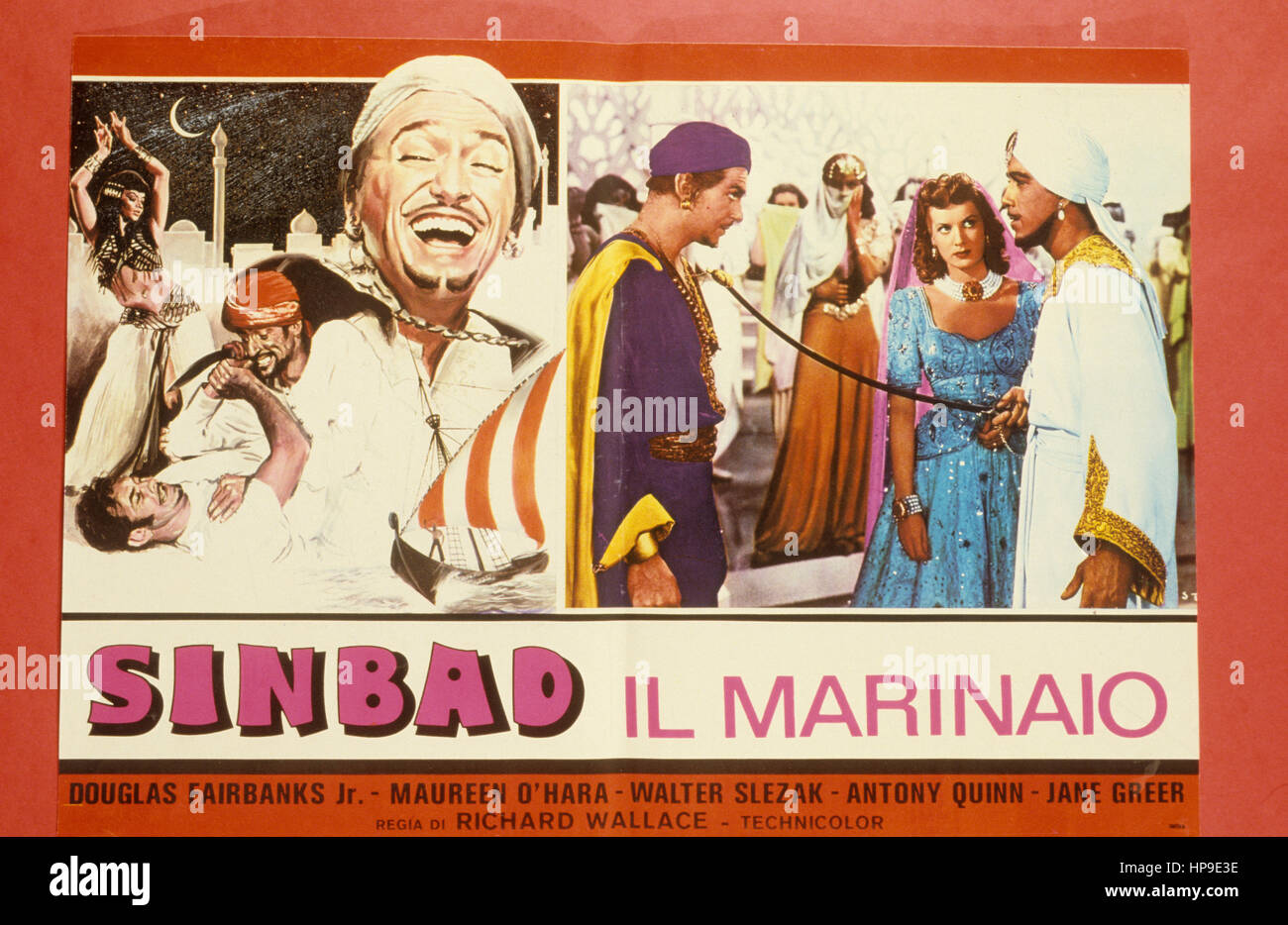Simbad el Marino,1947 Foto de stock