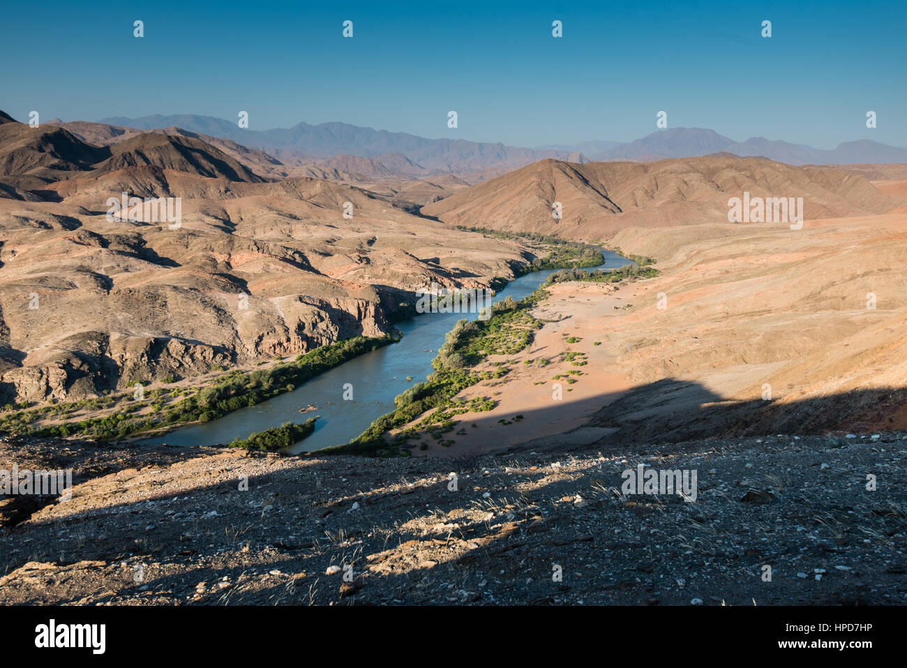 Región del río Kunene, en el norte de Namibia Foto de stock