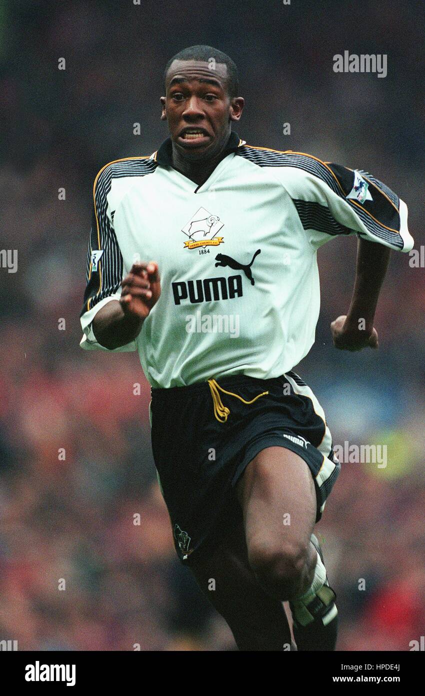 PAULO WANCHOPE DERBY County FC 07 de abril de 1997 Fotografía de stock -  Alamy