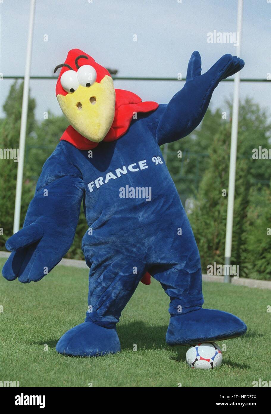 Francia 98 mascota finales de la Copa Mundial Francia 98 18 de junio de  1997 Fotografía de stock - Alamy