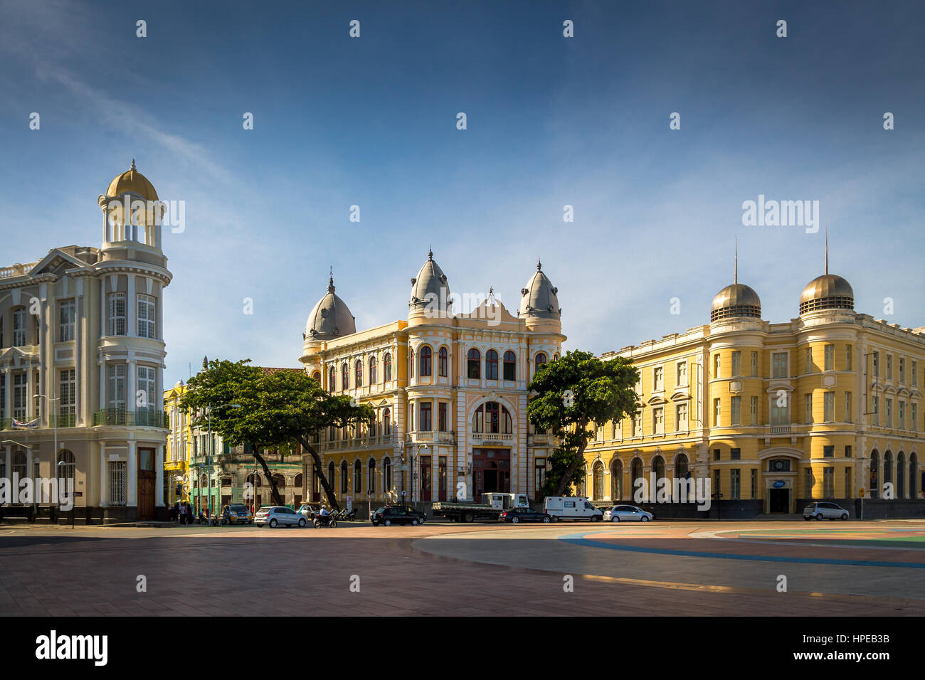 Centro histórico de la ciudad de Recife, Pernambuco, Brasil Foto de stock