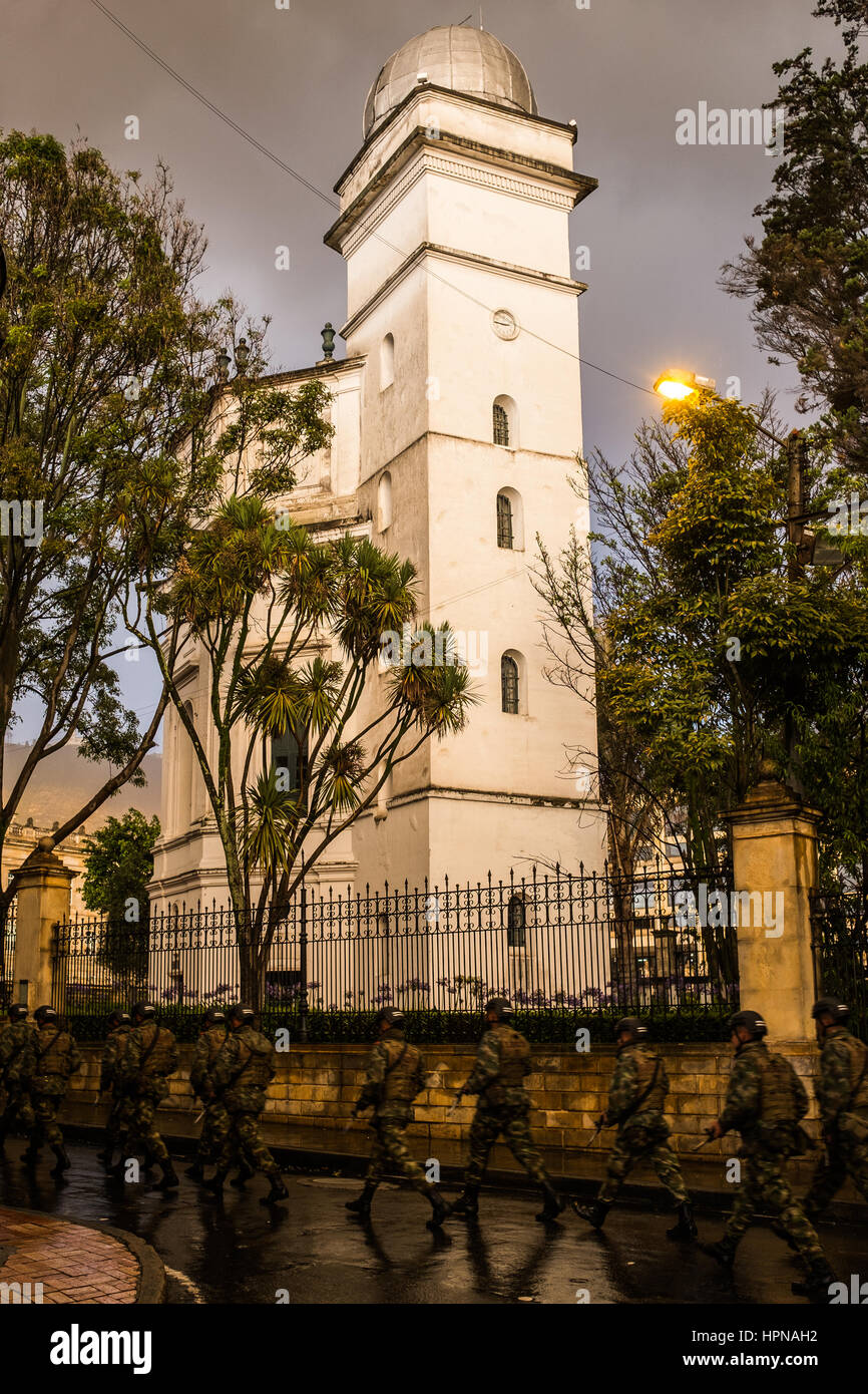 Bogotá - Colombia, del 19 de enero. El Observatorio Astronómico Nacional de Colombia u OAN, ubicado en la sede de la presidencia y la Dirección Nacional de UN Foto de stock