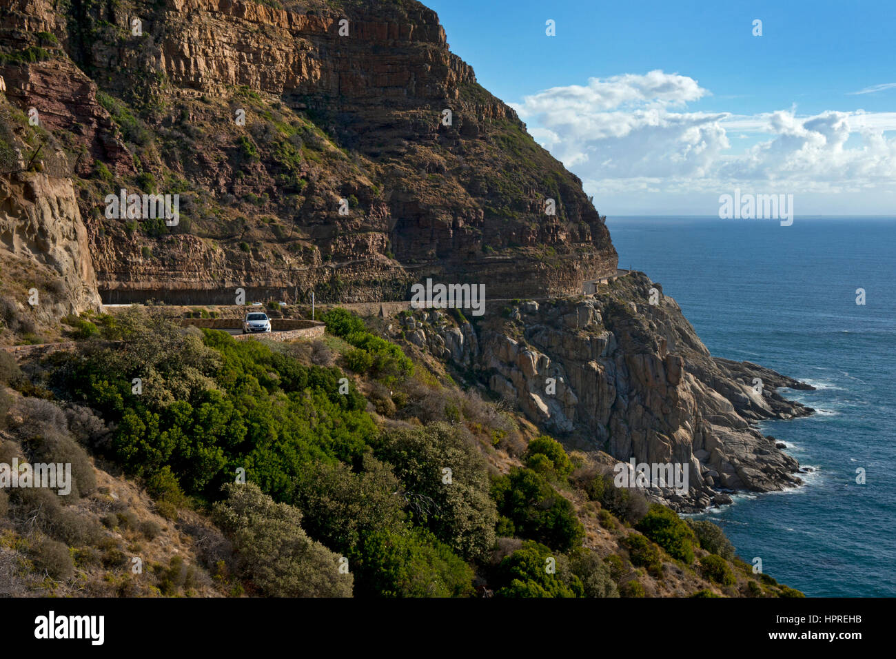 Chapman Peak Drive Toll Road, Cape Town, Sudáfrica Foto de stock