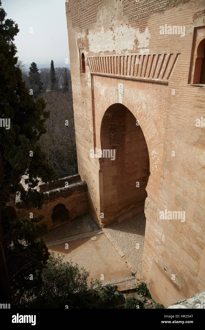 El castillo de Al Hambra, Granada. Andalusien, España Foto de stock
