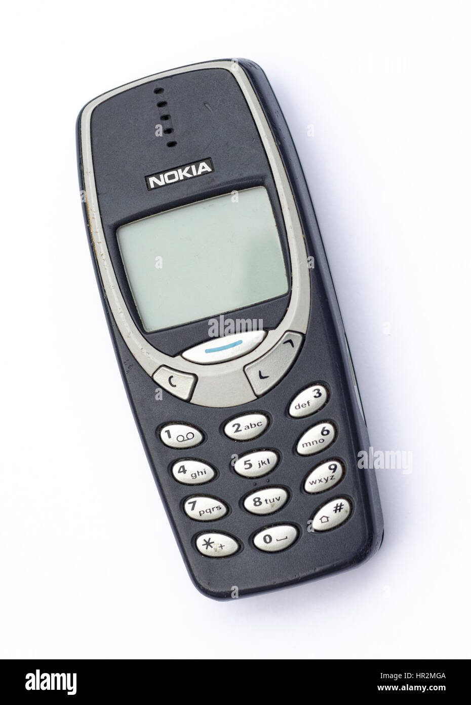 Nokia 3310 teléfono móvil, uno de los teléfonos más populares de Nokia Foto de stock