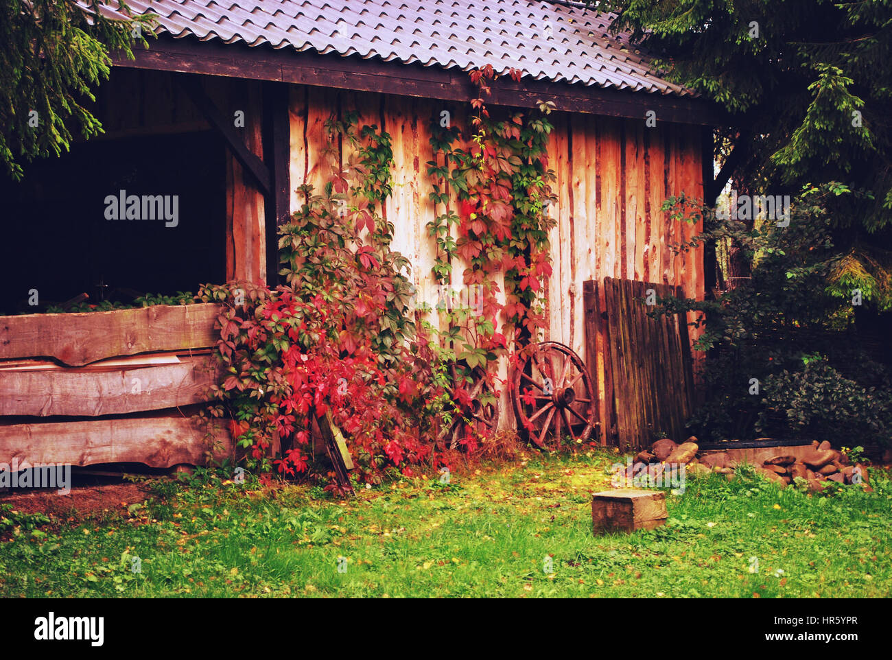 Decoración de cabañas fotografías e imágenes de alta resolución - Alamy