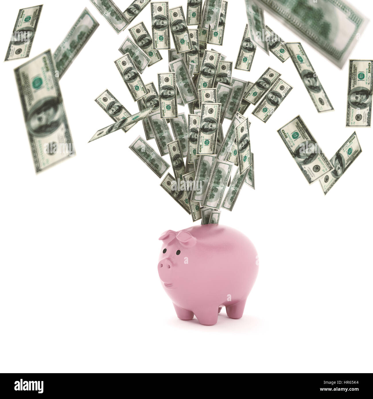 La riqueza económica concepto 3D Rendering Foto de stock
