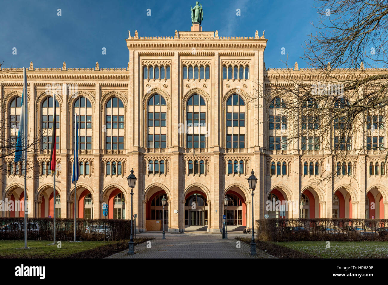 "Regierung von Oberbayern, München, Alemania Foto de stock