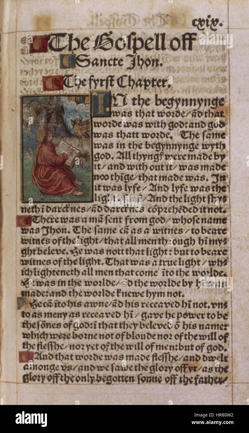 Biblia de tyndale fotografías e imágenes de alta resolución Alamy