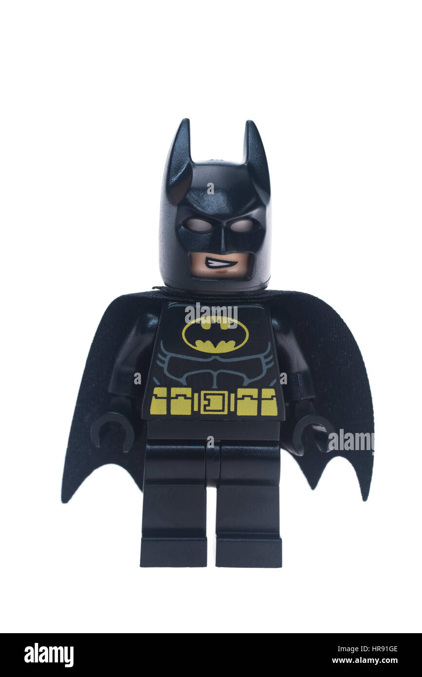 Lego Batman Minifigure Foto de stock