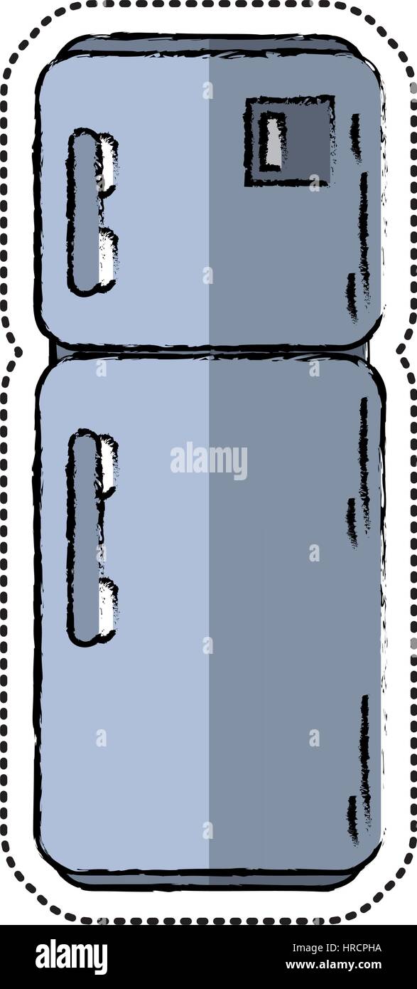 Aparato Refrigerador Cocina Icono Dibujos Animados Ilustracion Del Vector Imagen 134890822 Alamy