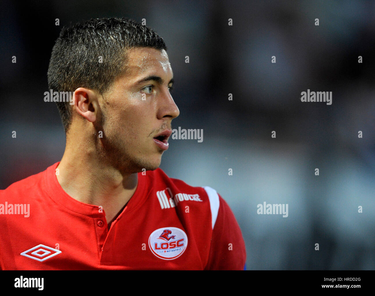 20110507 Nancy, Francia: Belga Eden Peligro de Lille OSC en acción, la Liga  Francesa durante un partido de fútbol como Nancy contra OSC Lille, en el  Marce Fotografía de stock - Alamy