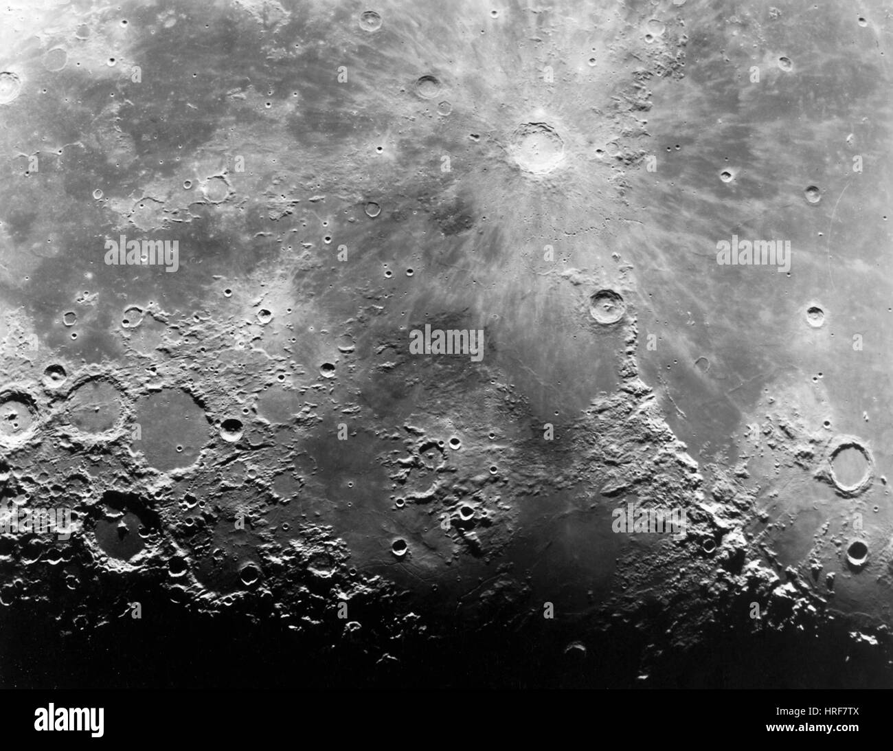 Superficie de la luna Fotografía de stock Alamy