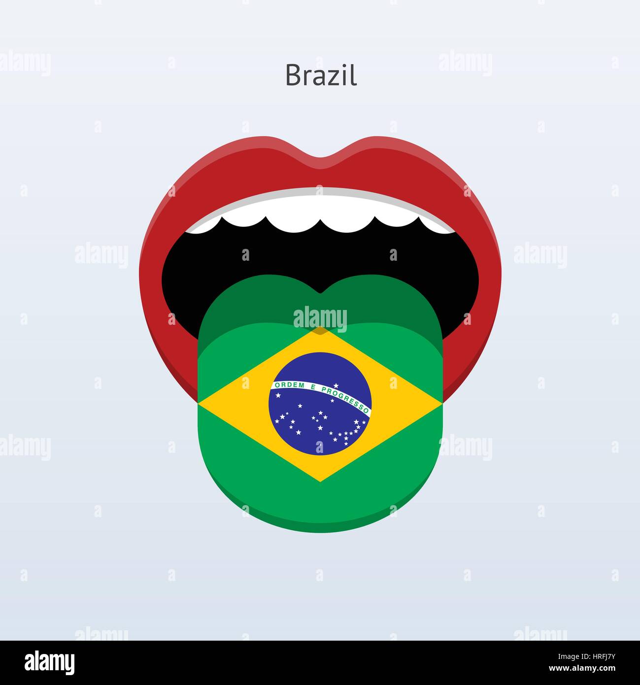Brasil idioma. Resumen lengua humana. Ilustración vectorial Imagen Vector de stock Alamy Brasil idioma. Resumen lengua humana. Ilustración vectorial Imagen Vector de stock Alamy