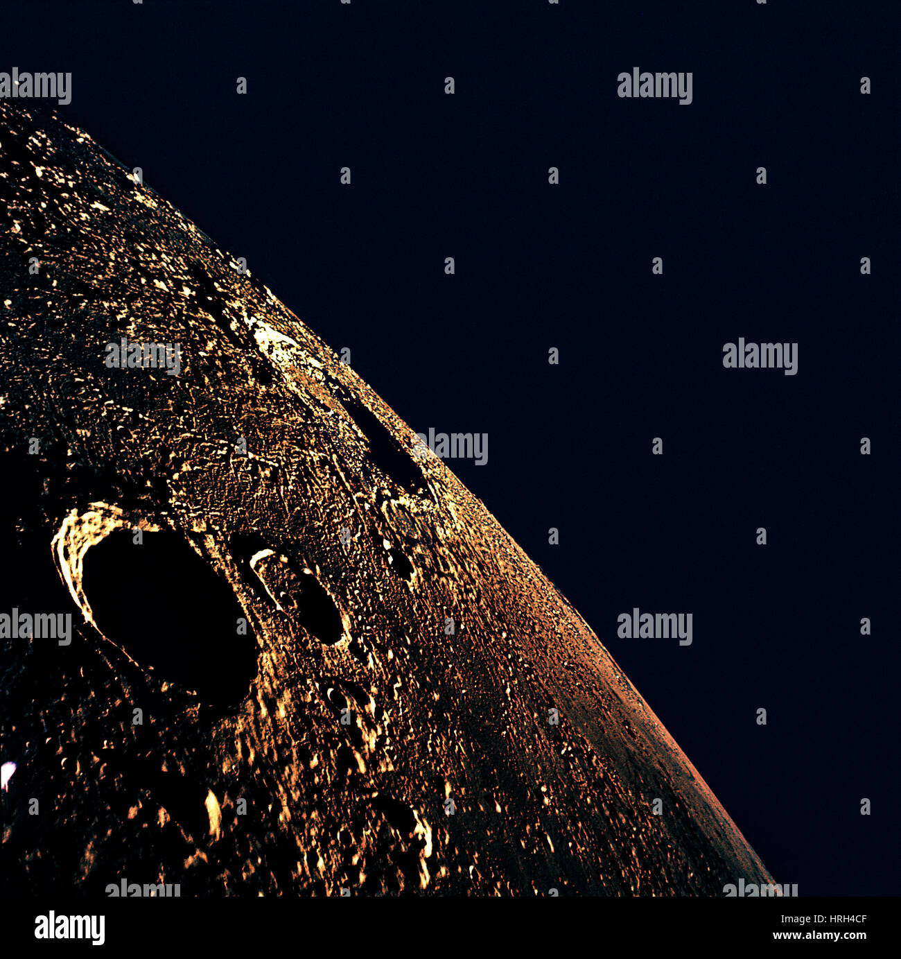 Luna de Apollo 12 Foto de stock