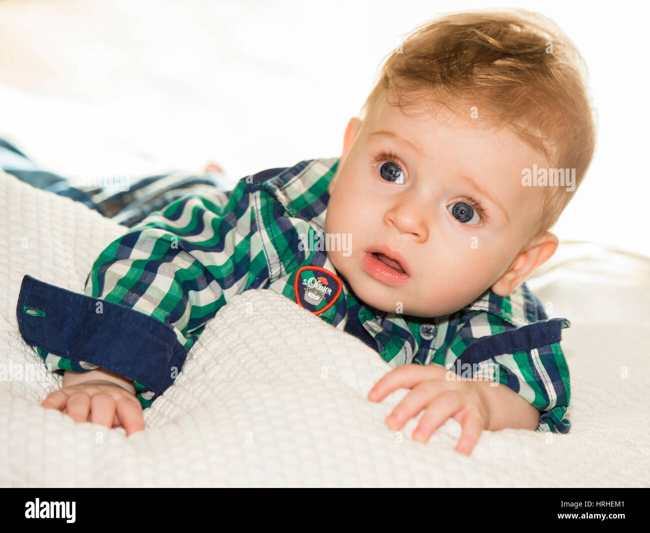 Bub, 6 Monate alt - Little Boy, 6 mes Foto de stock