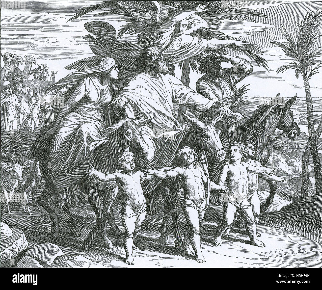 Abraham ve la tierra prometida Fotografía de stock Alamy