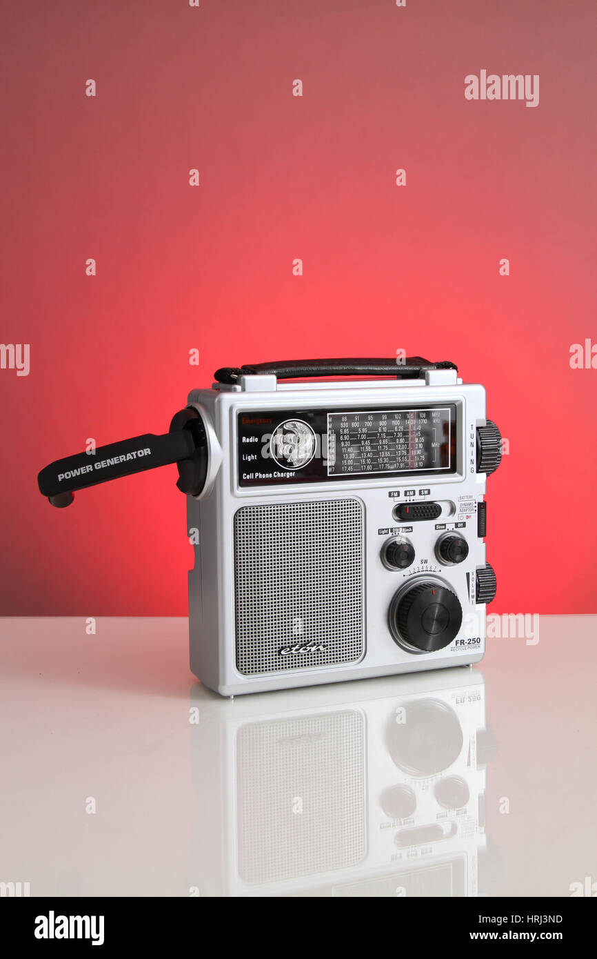 Radio de cuerda Fotografía de stock - Alamy