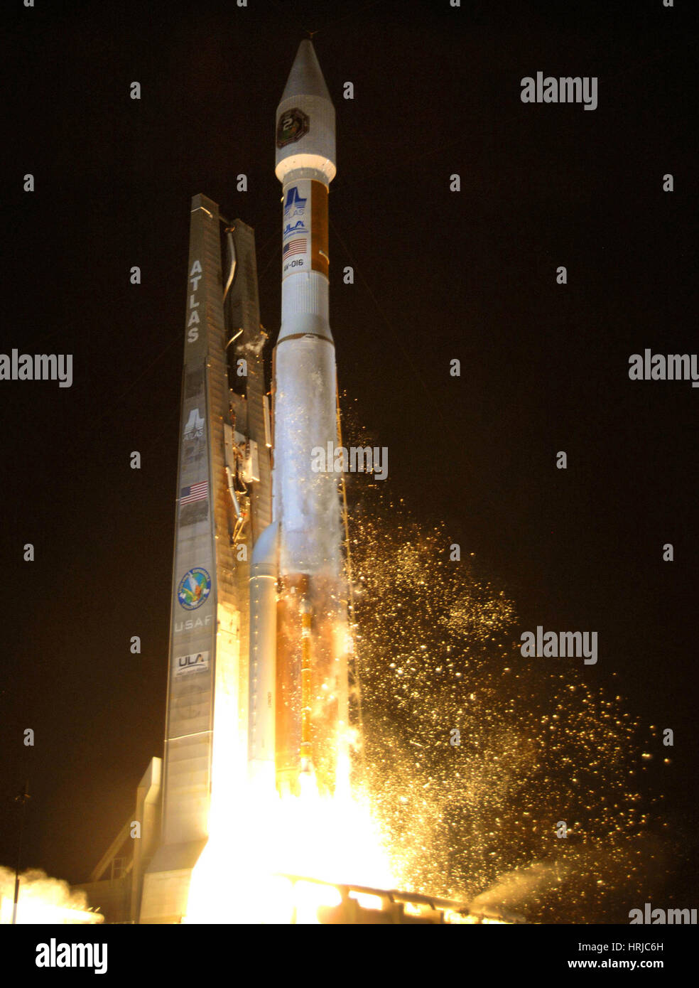 Cohete Atlas V Foto de stock