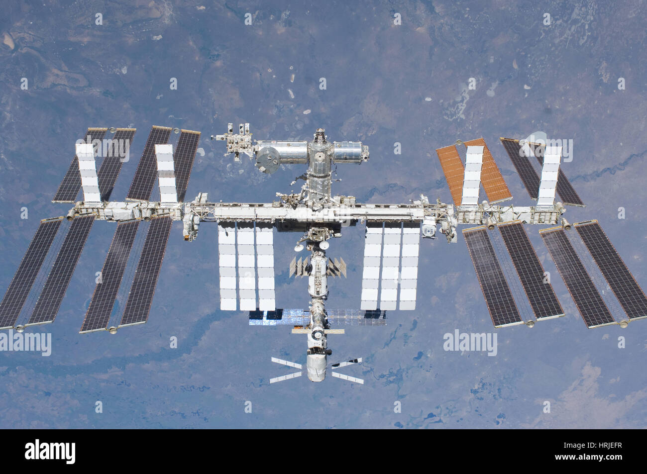 STS-134, la Estación Espacial Internacional, 2011 Foto de stock