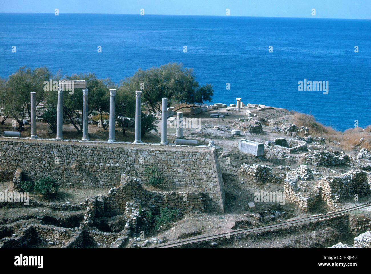 Antiguas ruinas, Líbano Foto de stock
