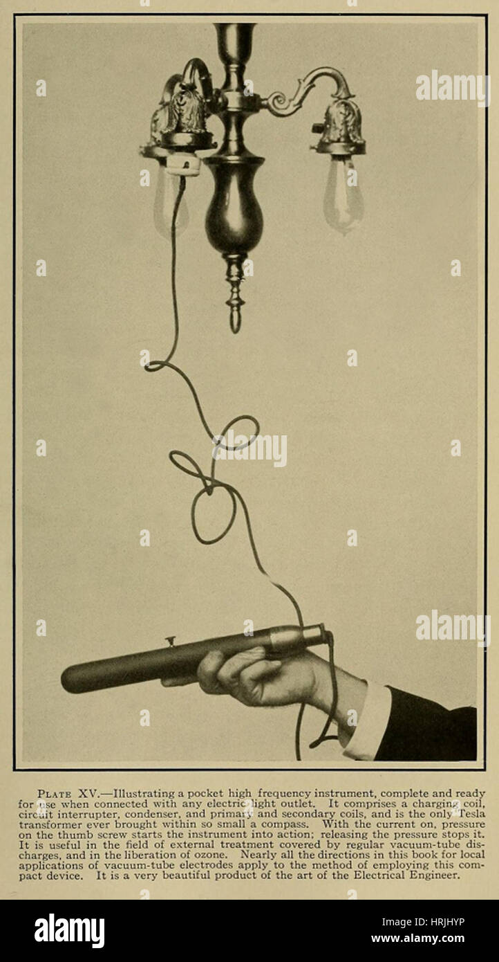 Electro-Therapeutics, 1910 Foto de stock