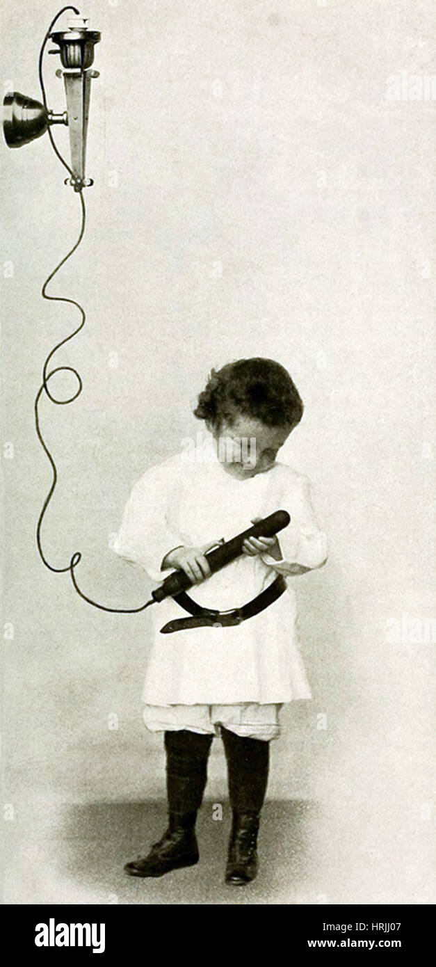Electro-Therapeutics, 1910 Foto de stock