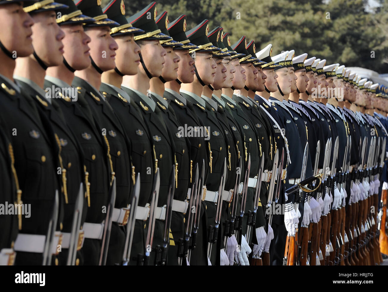 El Ejército Popular de Liberación, 2011 Foto de stock