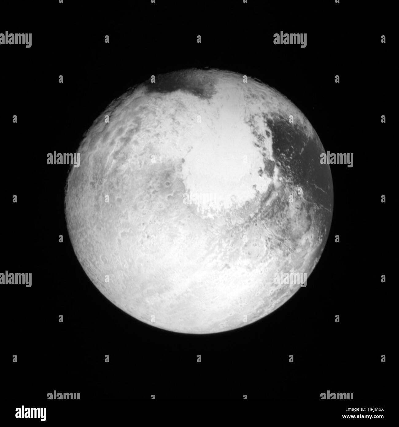 Plutón, Lorri imagen, 2015 Foto de stock