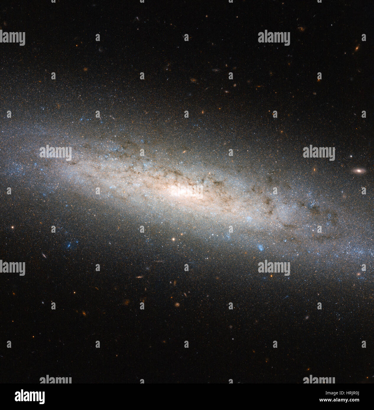 Galaxia espiral NGC 24 Foto de stock